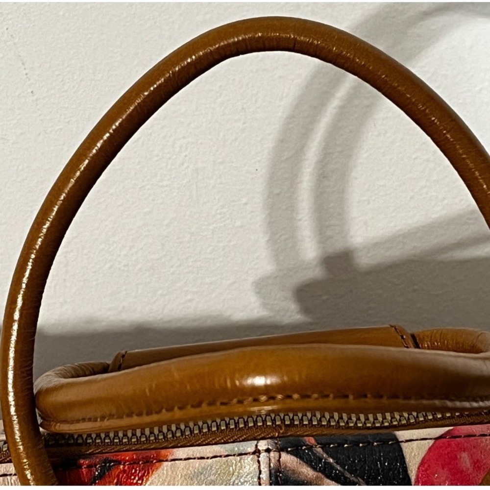 HOBO Floral Print sheila Bag with Brown Accents - Picture 5 of 10